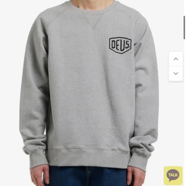 (S) 데우스 서울 어드레스 맨투맨 그레이