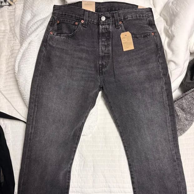 리바이스 501 흑청