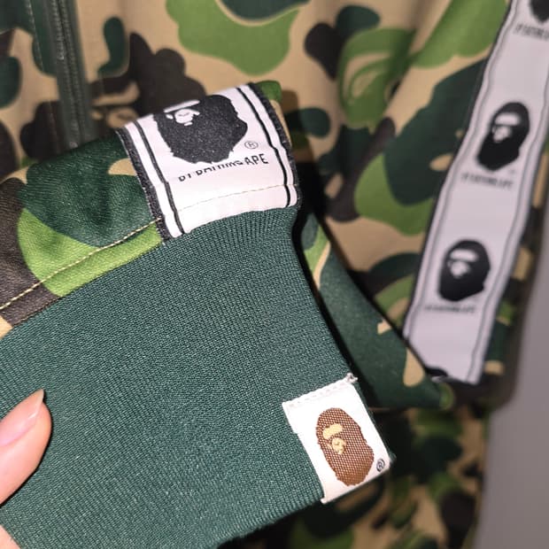 Bape ABC camo 베이프 트랙탑 져지