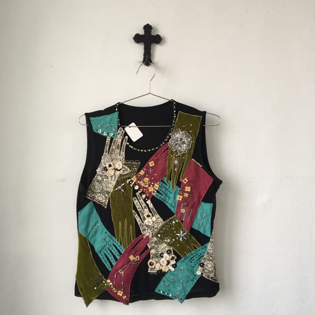 Ethnic mood sleeveless