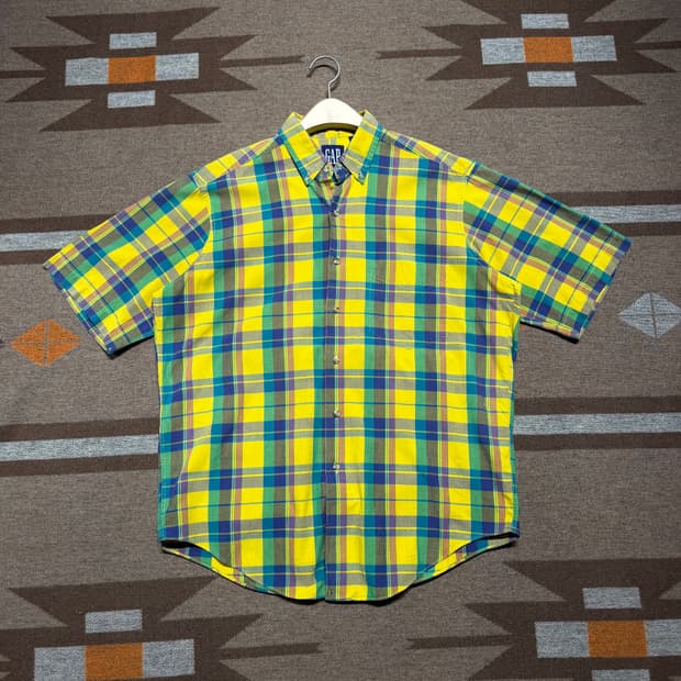 Gap 올드 갭 90s 반팔 셔츠 M 105