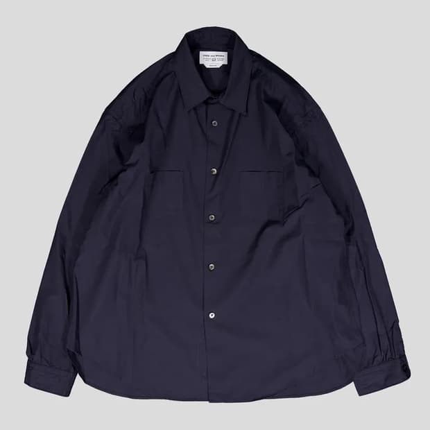 [XL] ENDS AND MEANS 엔즈앤드민즈 올더스 셔츠 NAVY