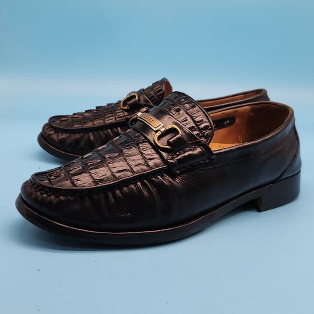 ooo 닥스 악어가죽 남성로퍼 실사이즈 255