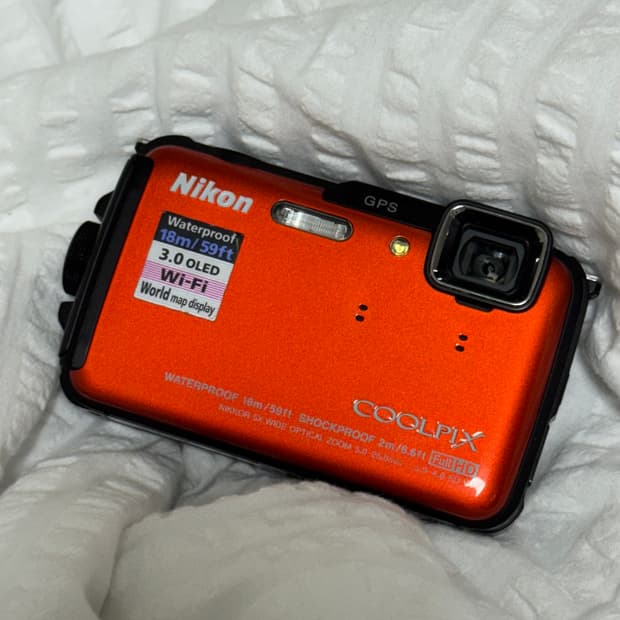 니콘 쿨픽스 aw110 빈티지 디카