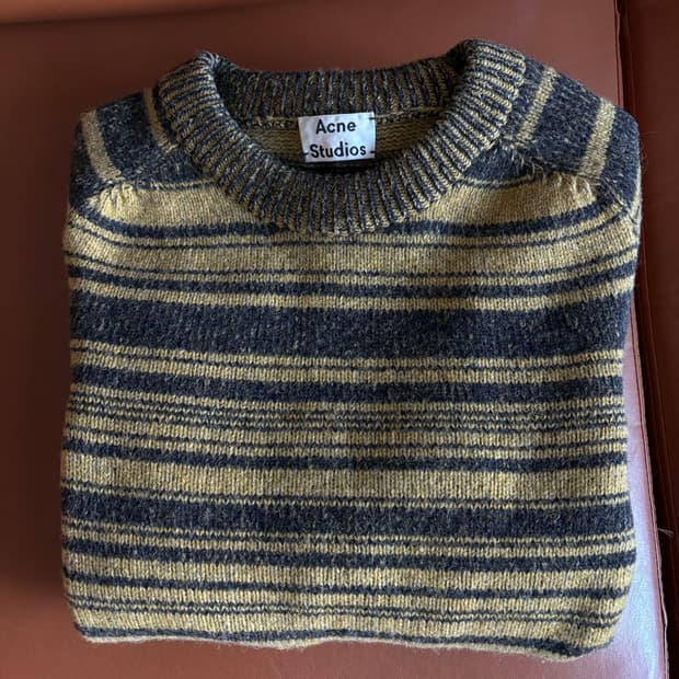 아크네 스튜디오 스트라이프 울 니트 S(95-100)
