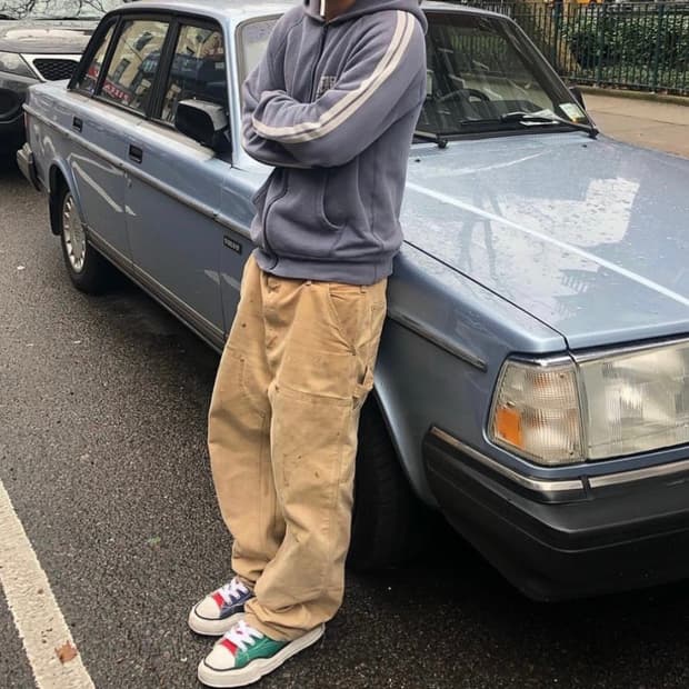 90s Vintage 칼하트 더블니