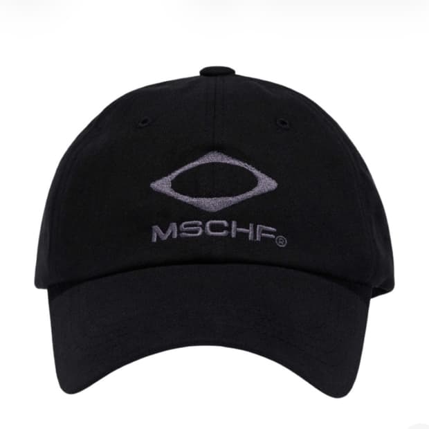 미스치프 롬버스 코튼 볼캡 차콜