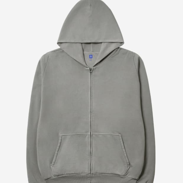 Yzy zip up hoody grey - S size