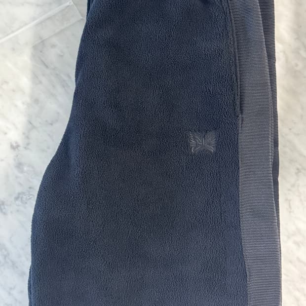 [S] 유니클로 x 니들스 플리스 와이드 팬츠 블랙 - KR