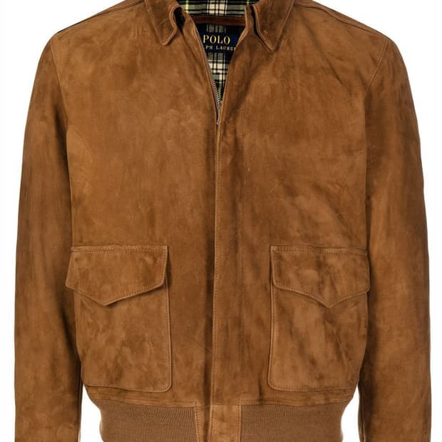 폴로 랄프로렌 A-2 스웨이드 레더 자켓