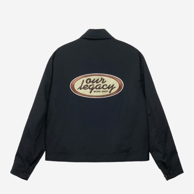 아워레가시 x 스투시 블루종 자켓 L