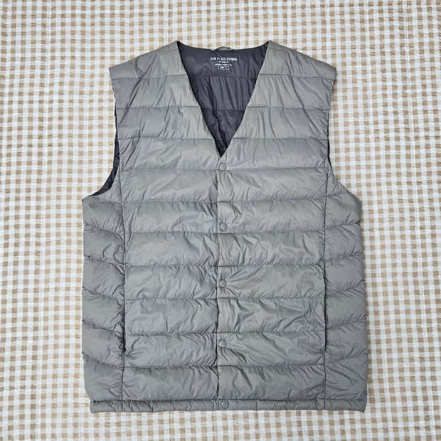 폴햄 거위털 경량패딩 조끼 남자100