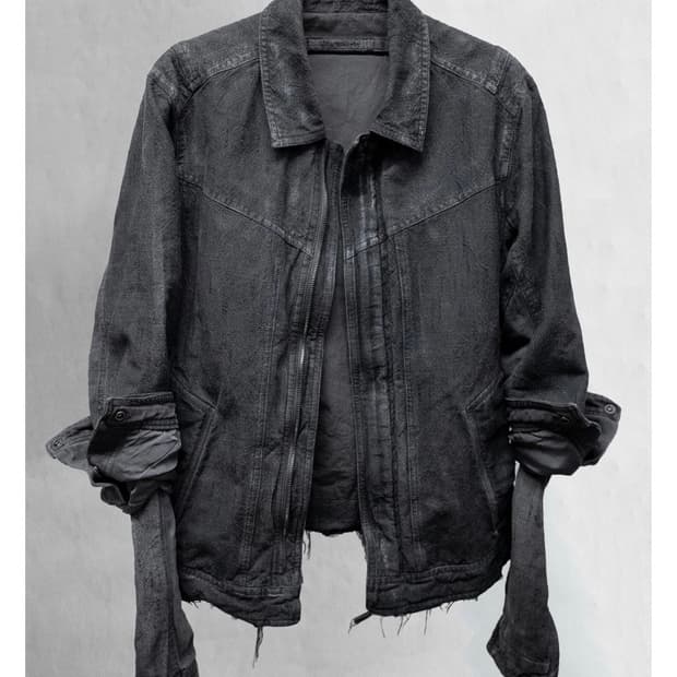 Blackmerle / double sleeve blouson