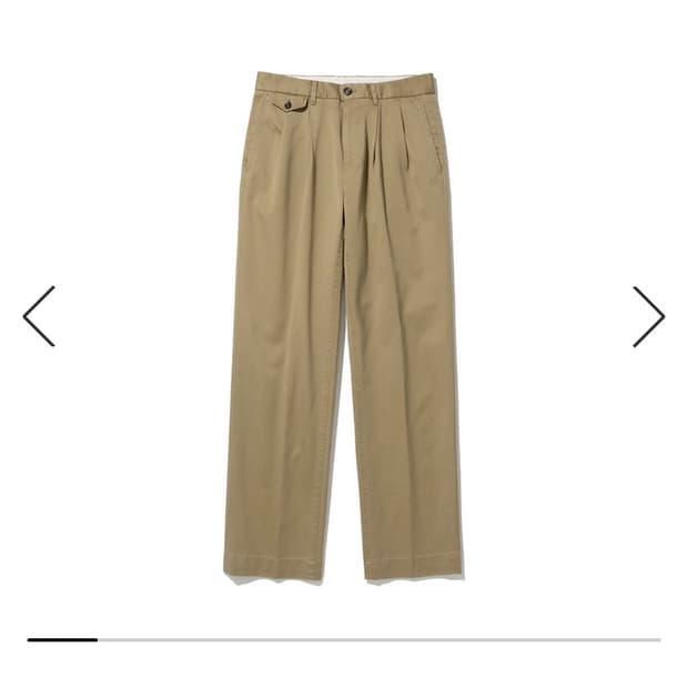 리넥츠 투턱 치노팬츠 3사이즈(32-33)