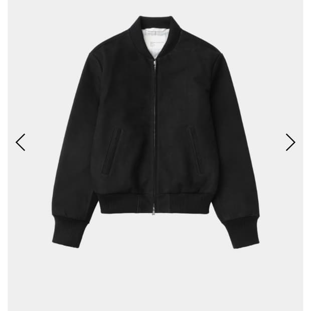 강정석 permanent leather jacket 48