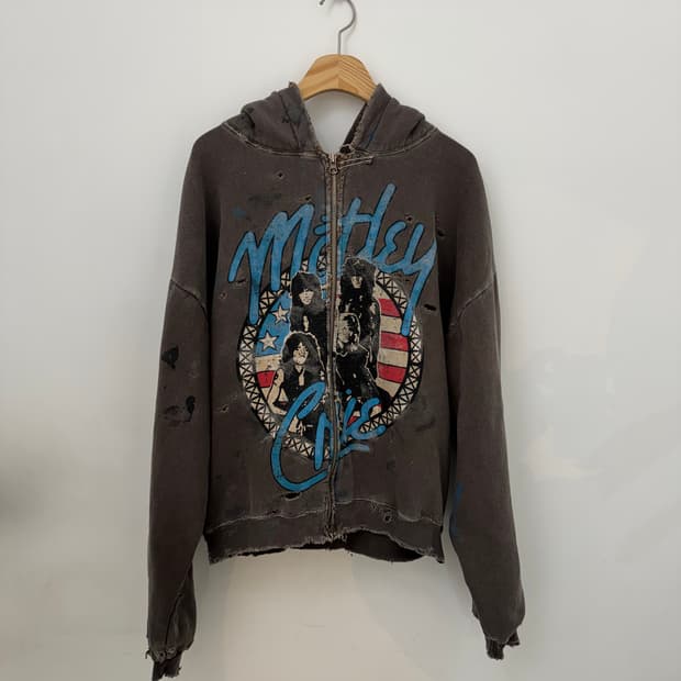 빈티지 후드집업(기모)