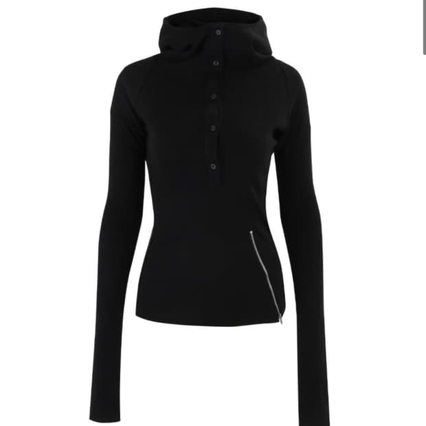 킴즈서울 카다 지퍼 후디 블랙