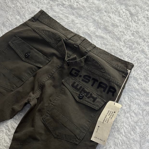 G-Star RAW 카키 데님 팬츠 36/34