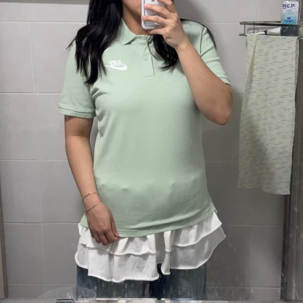 대대장) 나이키 애플민트🍏 슬림핏 pk 티셔츠 M