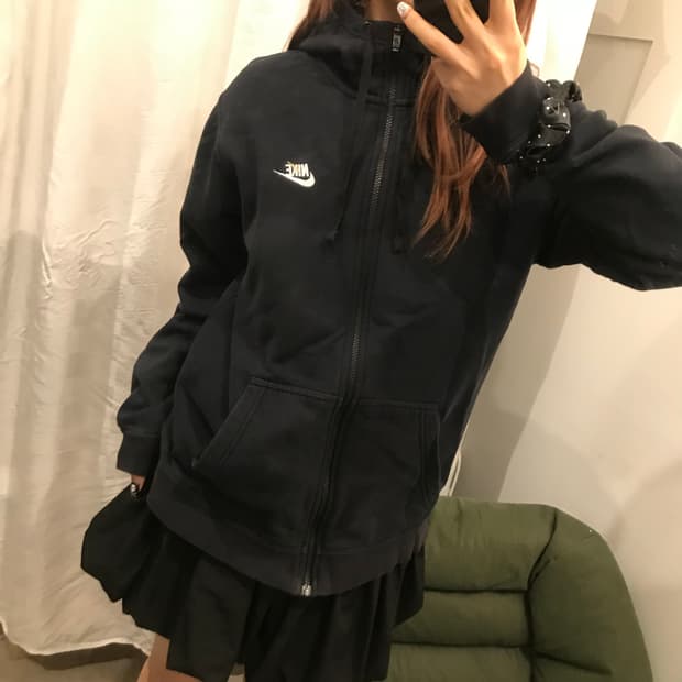NIKE 나이키 하이넥 후드집업