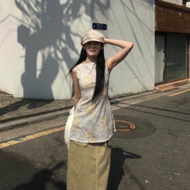 ohne 오네 웬디 드레스 옐로