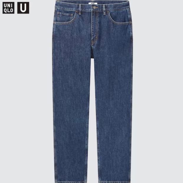 유니클로 U 레귤러 피트 진 67blue 32 새상품 (레귤러핏 데님)
