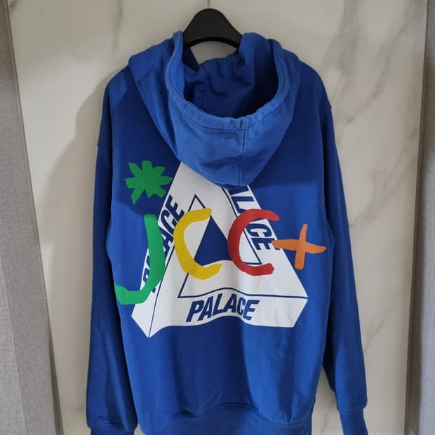팔라스 까스텔바작 jcdc 블루 트라이퍼그 후드티 M