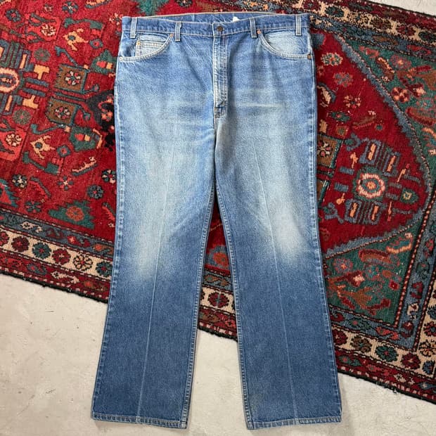 90’s USA 빈티지 리바이스 517 오렌지탭 부츠컷 리바이스 청바지