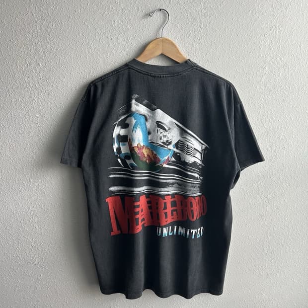 [XL] 90s USA 말보로 트레인 티셔츠