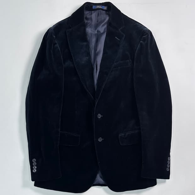 폴로 랄프로렌 다크네이비 벨벳 블레이저 자켓 