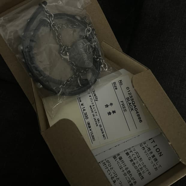 히스테릭글래머 피크 초커 목걸이