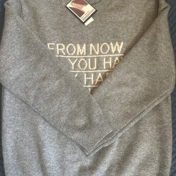 LOGAN 캐시미어 니트 L 새상품