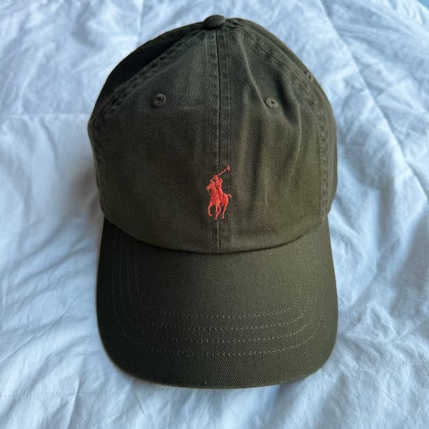 폴로랄프로렌 치노 모자 볼캡 카키