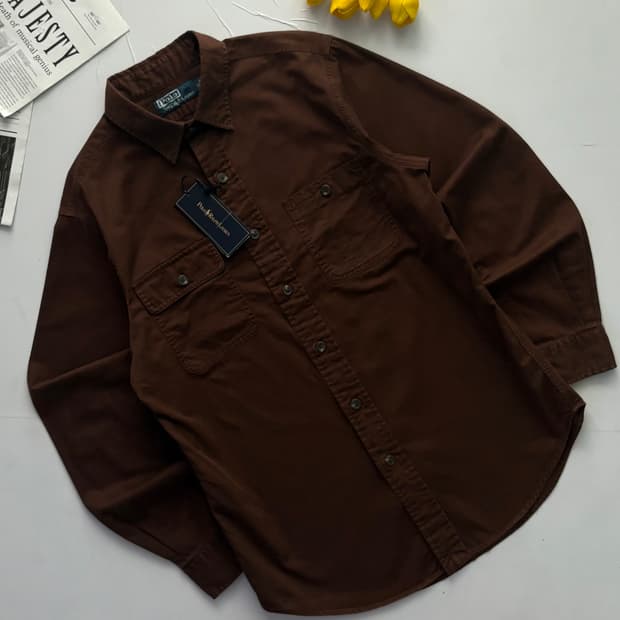 [새상품] Polo 폴로랄프로렌 엘보 패치 웨스턴 셔츠