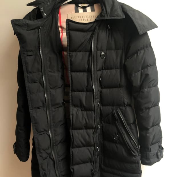 버버리 브릿 롱패딩 S