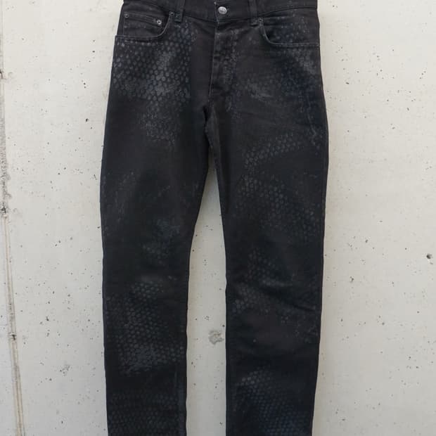 [30] 헬무트랭 아카이브 ss 2003 tire print denim