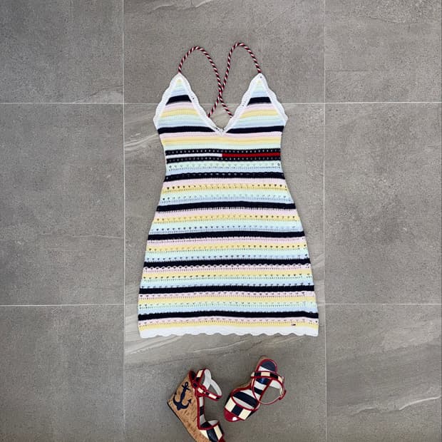 Tommy Jeans color mix logo stripe ops