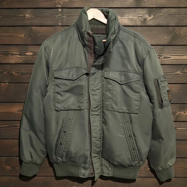 105)POLO 폴로 1990s MA-1 다운 점퍼 자켓