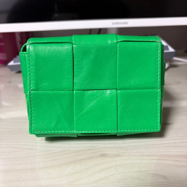 보테가 베네타 미니 레더 카세트백 패러킷