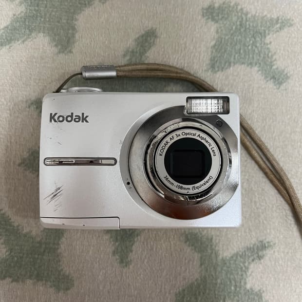 코닥 c613 펄화이트  빈티지 디카 카메라