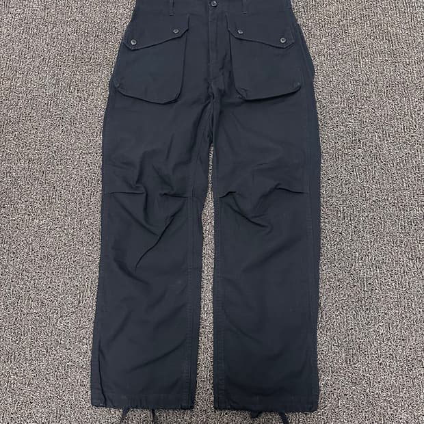 엔지니어드가먼츠 워크 포켓 카고 바지 블랙 XS