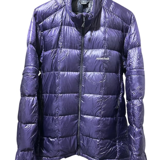 몽벨 슈페리어 컴퍼터블 패딩 퍼플 100(L)