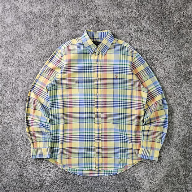 [무료배송] RALPH LAUREN 긴팔 체크 셔츠
