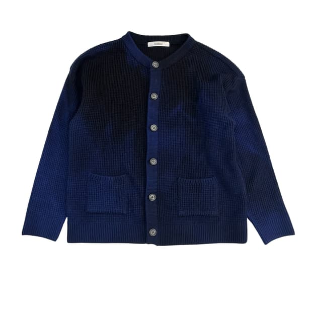 니티드 라운드넥 가디건