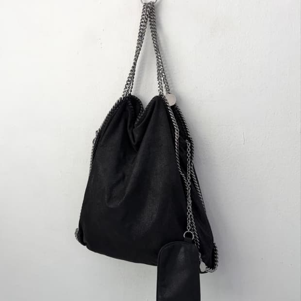 스텔라 매카트니 팔라벨라 레더 체인백 라지
