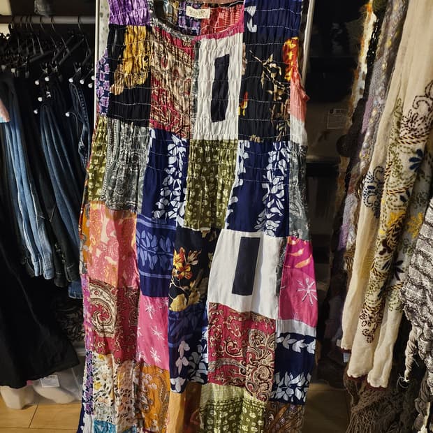 히피 에스닉 패치원피스