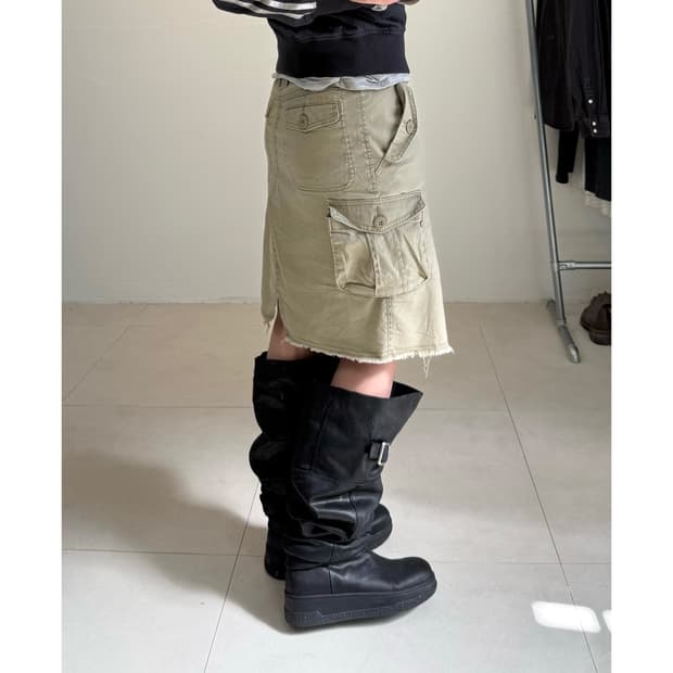 Shuca 카고 스커트