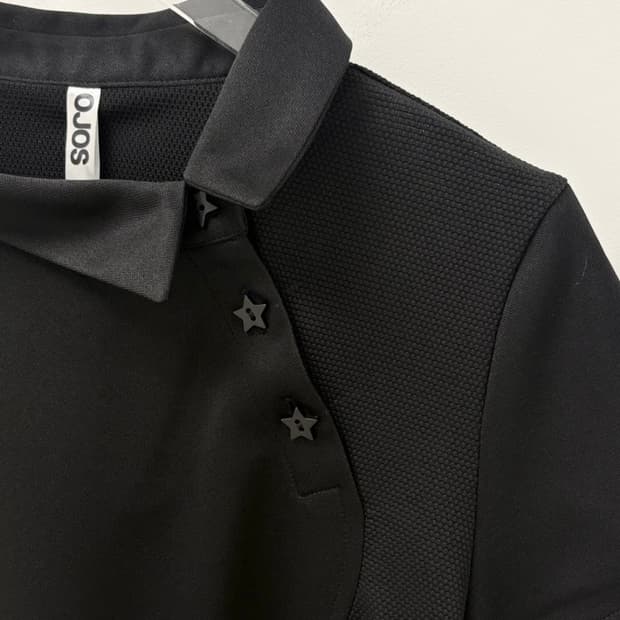 오호스 side neck collar T