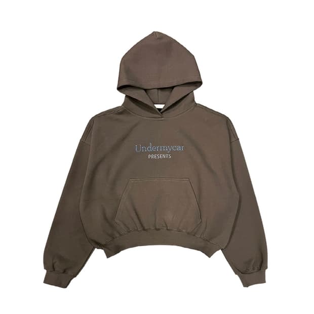 (새상품) 언더마이카 후드티 브라운
