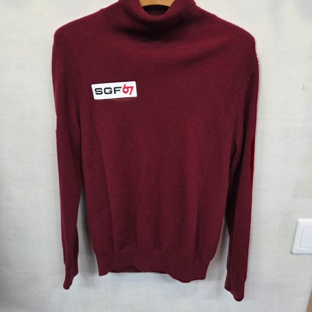 슈페리어 sgf67 골프 울 니트 목폴라 티 100